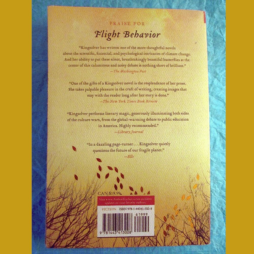 Book: Flight Behavior - A Novel, by Barbara Kingsolver - Picture 10 of 10